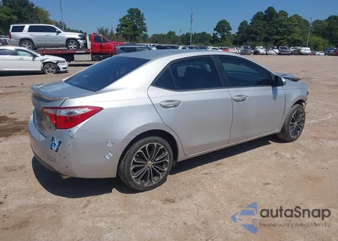 2015 Toyota Corolla S Plus from USA, damaged, VIN 5YFBURHEXFP225445